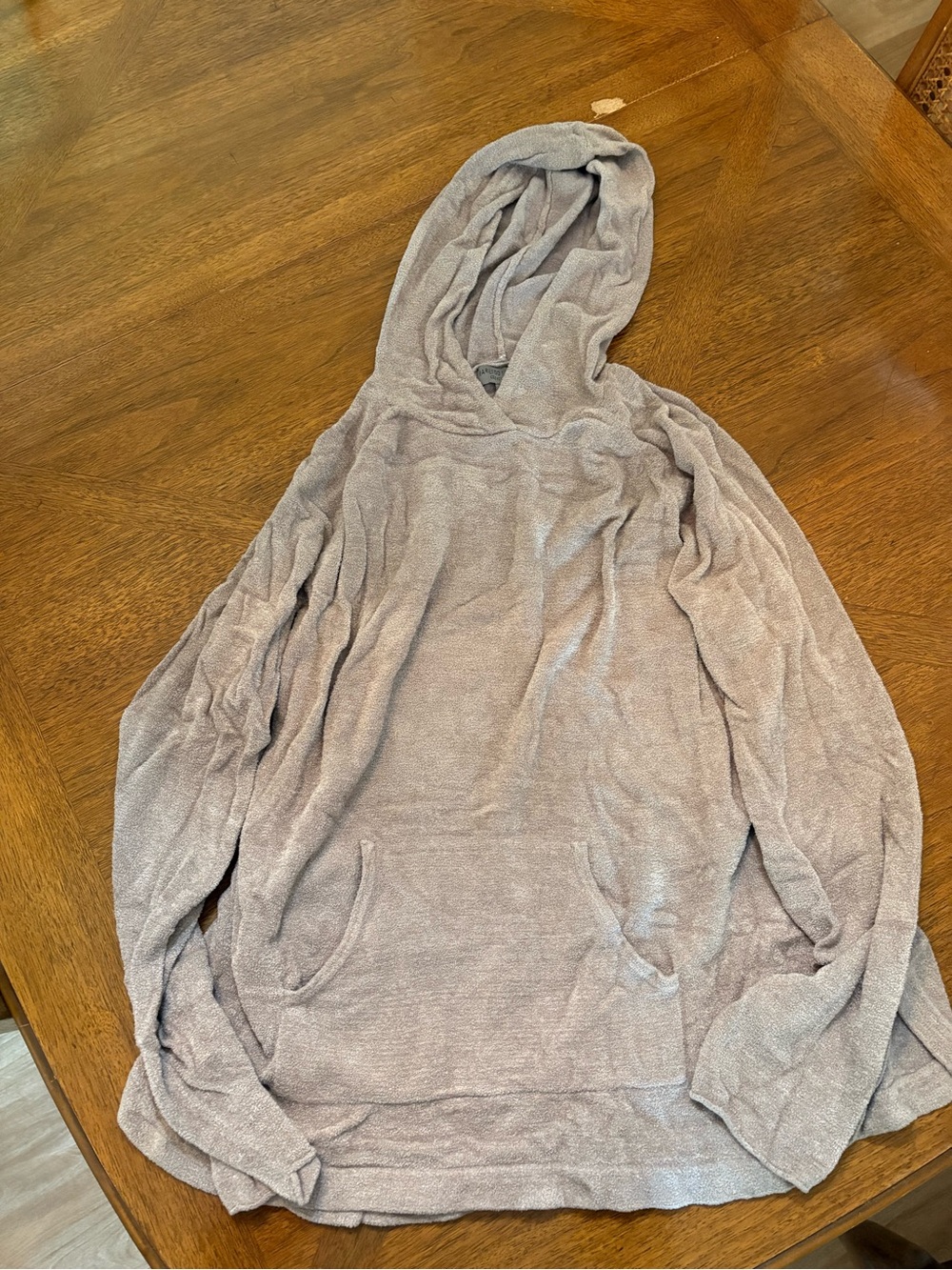 Women’s Hooded Pullover Sweater - Taupe
